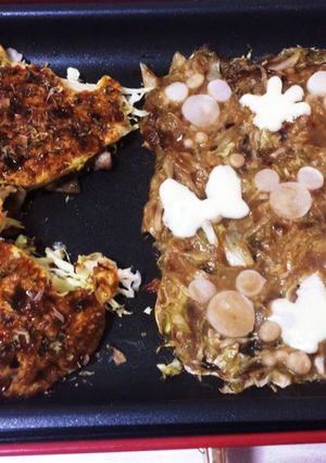 ディズニー お好み焼き もんじゃ焼き-レシピのメイン写真