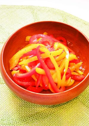 ☺レンジで簡単作り置き♪パプリカのマリネ-レシピのメイン写真