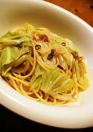 ＊春キャベツで＊アンチョビのパスタ＊-レシピのメイン写真