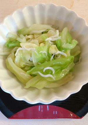 【キャベツ大量消費】キャベツのしらす和え-レシピのメイン写真