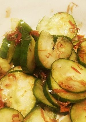 きゅうりのかつぶし酢醤油-レシピのメイン写真