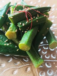 常備菜♪オクラの辛旨煮浸し★レンジで簡単-レシピのメイン写真