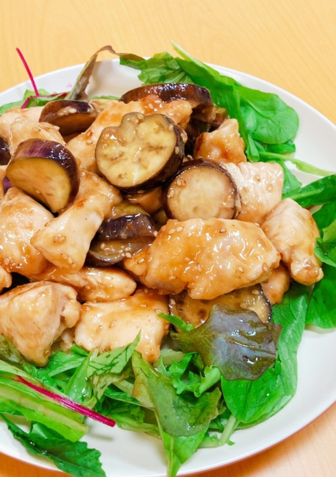 箸がすすむ！ナスと鶏胸肉の甘だれ炒め-レシピのメイン写真