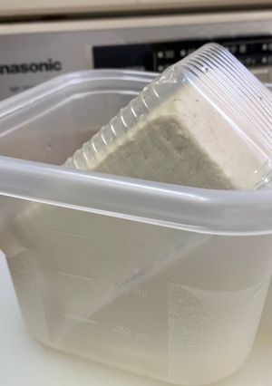 ずぼら　豆腐の水切り　-レシピのメイン写真