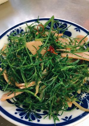 おかひじきのピリ辛炒め-レシピのメイン写真