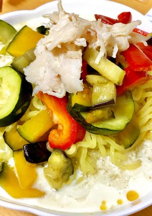 ミスドのごま豆乳涼風麺-レシピのメイン写真