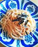 明太子パスタ風　ふりかけ利用で簡単！激安