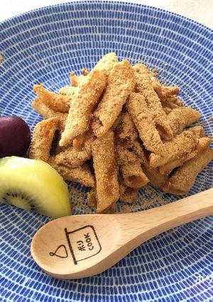 栄養たっぷりおやつ『きなこのマカロニ』-レシピのメイン写真