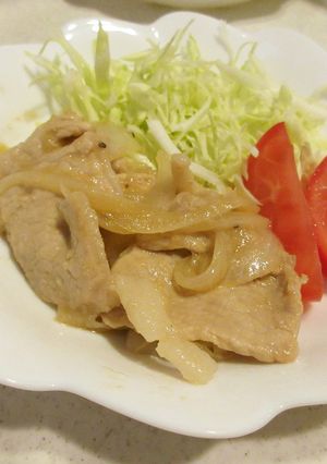 キウイで柔らか！　豚の生姜焼き-レシピのメイン写真