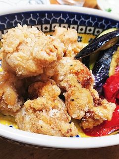 鶏肉と夏野菜の揚げ物-レシピのメイン写真