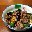 ナスとピーマンの牛肉にんにく炒め *☻*