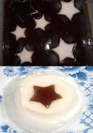 お星様キラキラ　コーヒーミルクゼリー-レシピのメイン写真