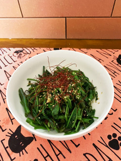 味覇で簡単空芯菜の炒め物-レシピのメイン写真