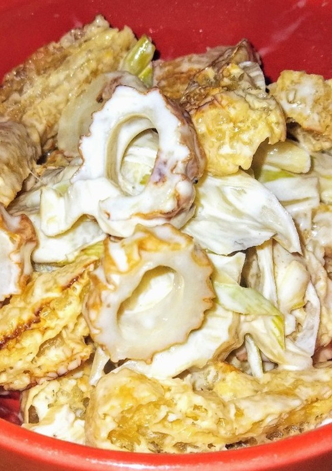 ちくわと油揚げ　わさマヨ和え-レシピのメイン写真