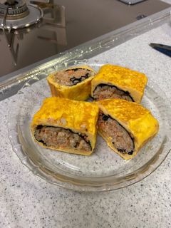 鮭混ぜおにぎらず-レシピのメイン写真