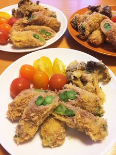 茎ブロッコリーの肉巻きフライ-レシピのメイン写真