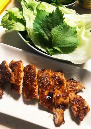 豚カツ用で韓国風グリル焼き-レシピのメイン写真