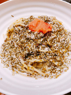 海苔ソースの明太クリームパスタ-レシピのメイン写真