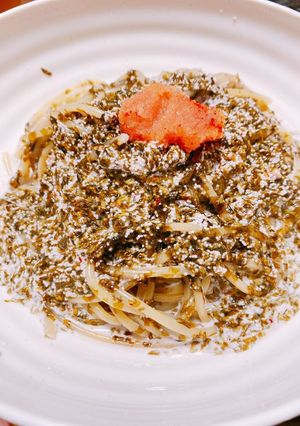 海苔ソースの明太クリームパスタ-レシピのメイン写真