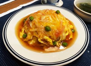 ♡カニカマと卵で！とろーり餡の天津飯♡-レシピのメイン写真