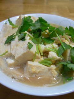 豆腐とえのきだけの卵とじ-レシピのメイン写真