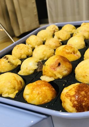 たこ焼き粉不使用。ふわふわたこ焼き-レシピのメイン写真