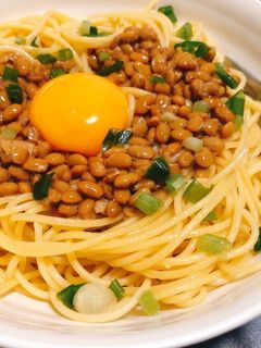 ☆お手軽!納豆和風パスタ☆-レシピのメイン写真