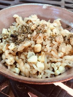 焼きとうもろこしの炊き込みご飯-レシピのメイン写真