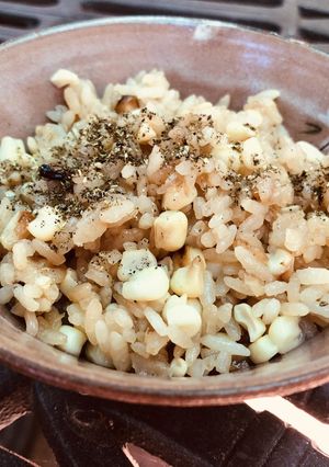 焼きとうもろこしの炊き込みご飯-レシピのメイン写真