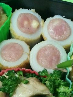 お弁当に最適│ちくわ粗挽きソーセージ詰め-レシピのメイン写真