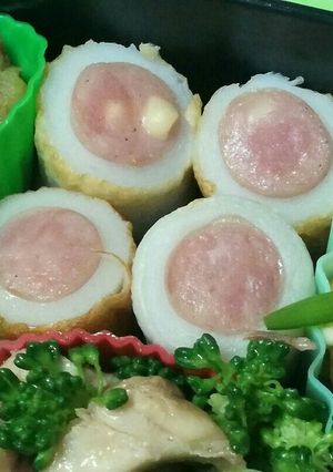 お弁当に最適│ちくわ粗挽きソーセージ詰め-レシピのメイン写真