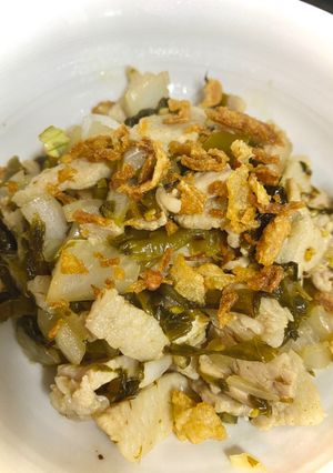 豚肉と高菜の玉ねぎポン酢炒め-レシピのメイン写真