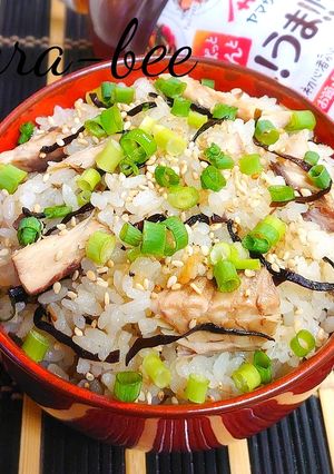 めちゃウマ♪鯖缶塩こんぶの炊き込みご飯-レシピのメイン写真