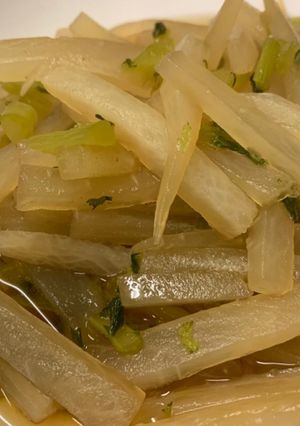 大根の細切り煮物-レシピのメイン写真