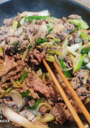 【男飯】超絶簡単5分で激ウマ牛丼-レシピのメイン写真