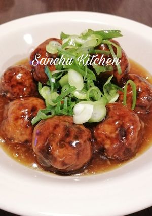 肉団子の甘酢あんかけ-レシピのメイン写真