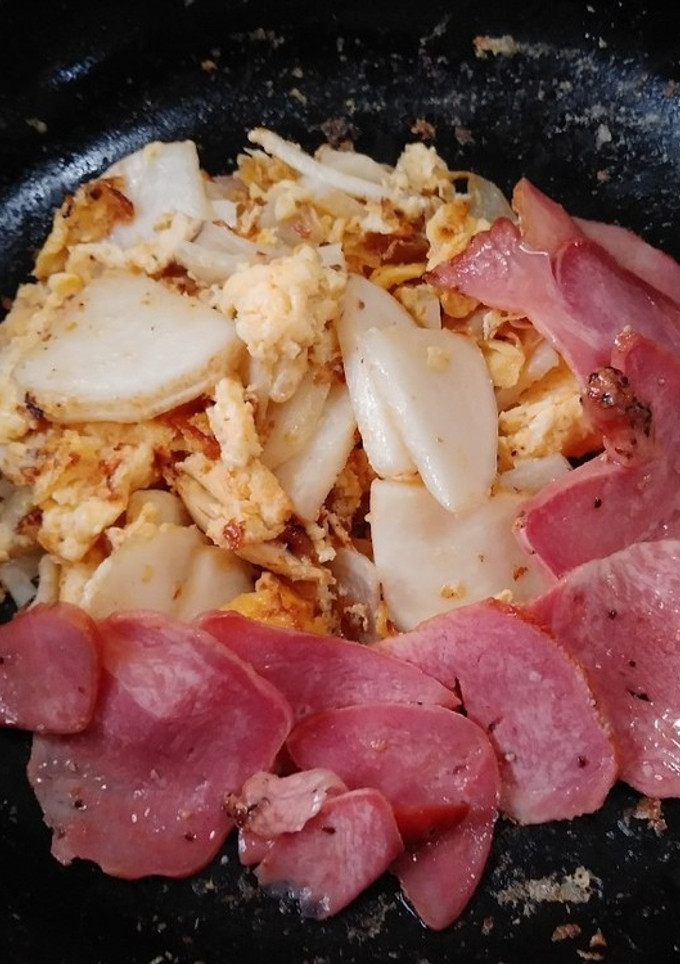 中華風味のかぶガーリック卵とじ(簡単)-レシピのメイン写真