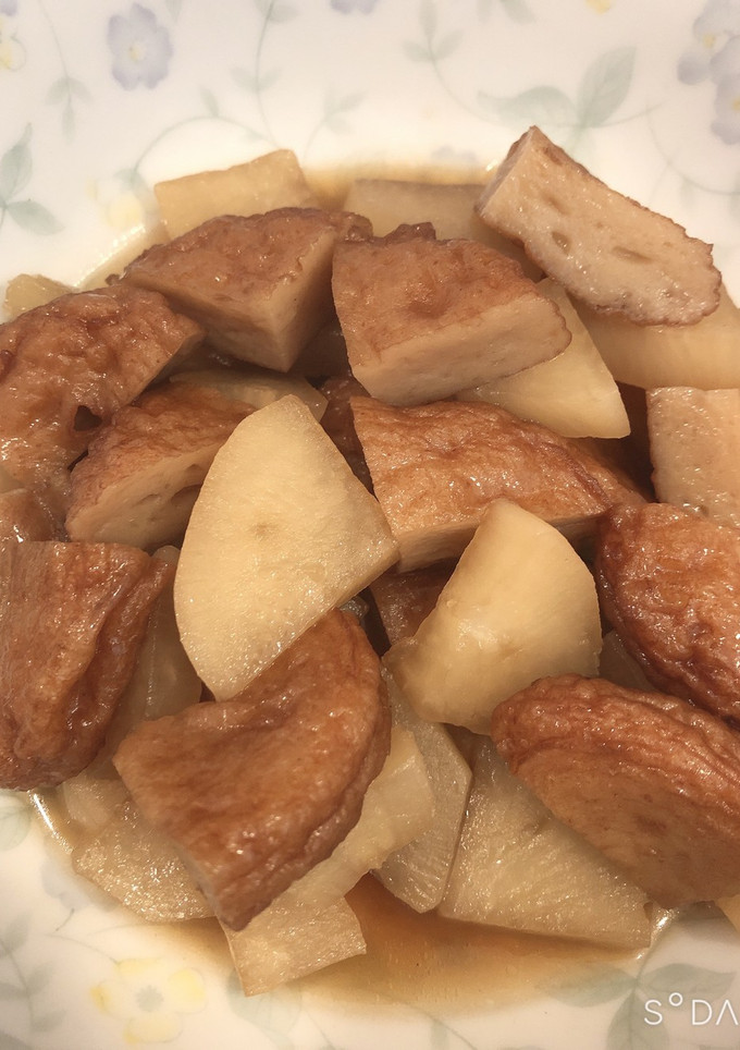 大根とさつま揚げの炒め煮-レシピのメイン写真