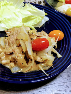 キウイのチカラ★柔らか豚肉マスタード炒め-レシピのメイン写真