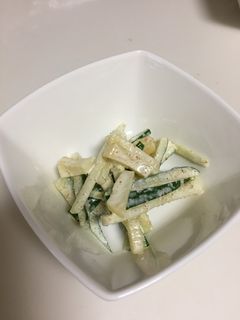 たくあんとキュウリの簡単サラダ-レシピのメイン写真