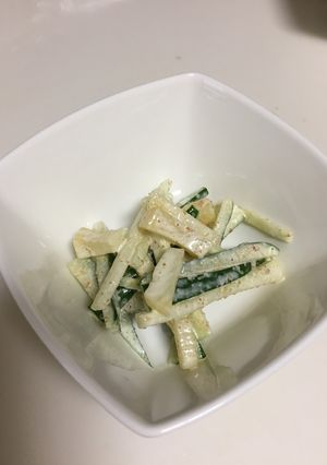 たくあんとキュウリの簡単サラダ-レシピのメイン写真