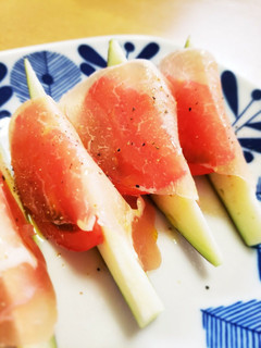 水なすとトマトの生ハムサラダ-レシピのメイン写真