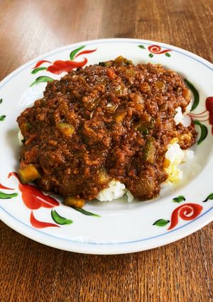 ゴーヤとトマトのスパイシーカレー-レシピのメイン写真
