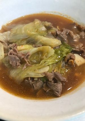 インスタントラーメンで本格？サンラータン-レシピのメイン写真