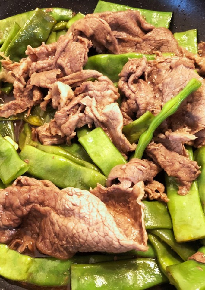 三度豆（いんげん）と牛肉のおかず-レシピのメイン写真