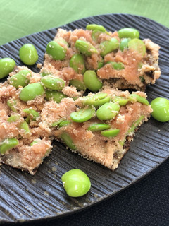 枝豆明太チーズせんべい-レシピのメイン写真
