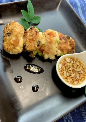 枝豆と豆腐のヘルシー焼き-レシピのメイン写真