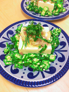 ねばねば元気!薬味冷やっこ #うちの-レシピのメイン写真