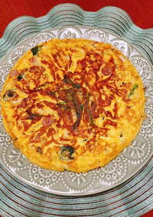 冷凍ポテトで簡単！スパニッシュオムレツ☆-レシピのメイン写真