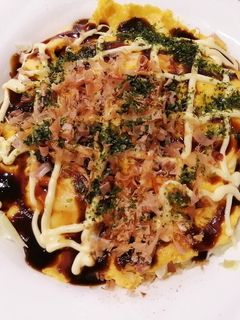 キャベツとたまごのお好み焼き風-レシピのメイン写真